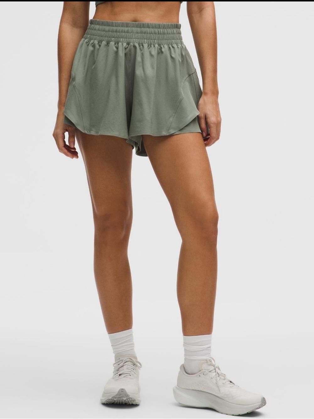 Lululemon | Shake It Out Running Shorts 2.5” in Willow Leaf